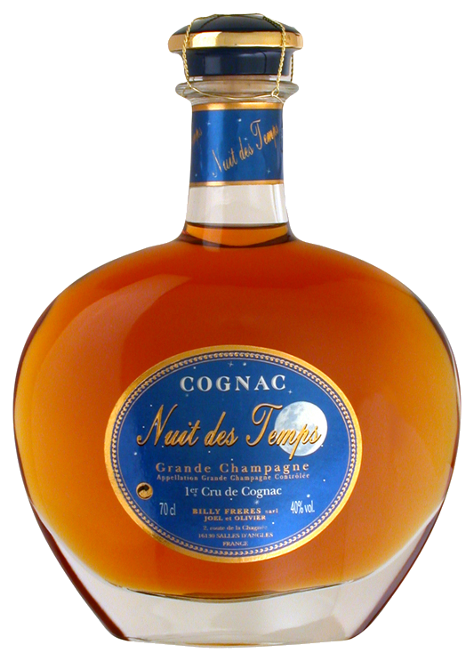 Carafe de cognac Nuit des Temps, 70 cl